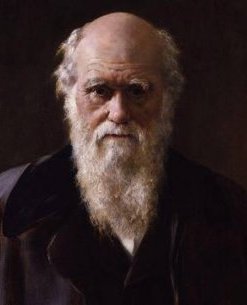 Charles Darwin, old man