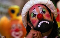 Not so funny: To have a fear of clowns is commonplace. It is known as Coulrophobia