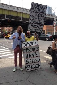 Sunday Assembly founder Sanderson Jones helped launch the New York satellite congregation in June.